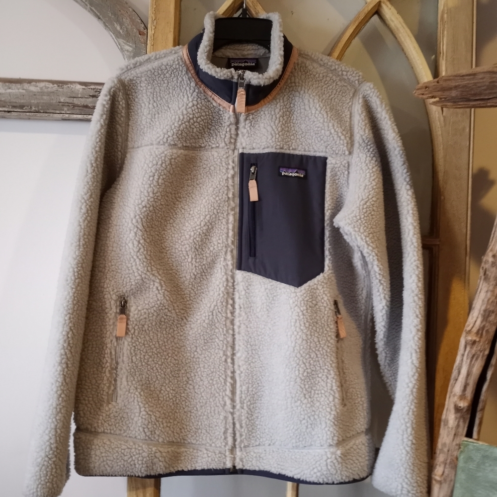 Patagonia W Classic Retro-X Jacket Grey / Smolder Blue